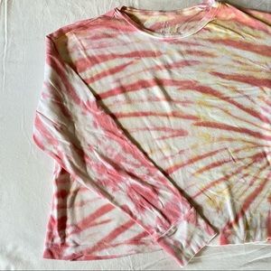 🌸🌼 GAP Boxy Top Tie-Died Sweatshirt - Med Tall